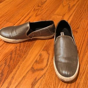 Silver Steve Madden Sneakers